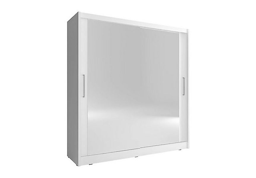 JVmoebel Kleiderschrank Schlafzimmer Spiegel Schwebe Türen Schrank 200cm Kl günstig online kaufen