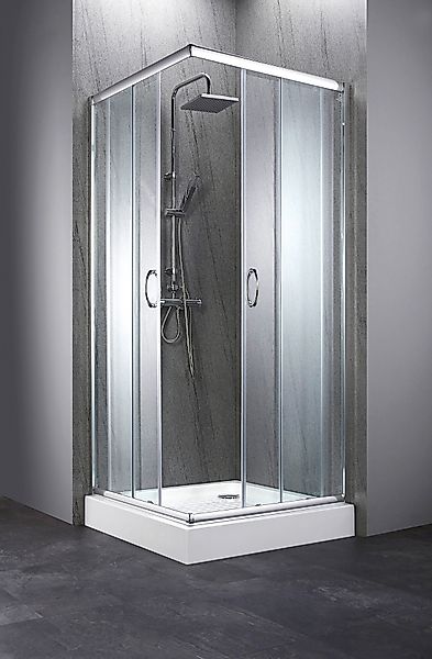 welltime Eckdusche Summer Set, BxT: 90x90 günstig online kaufen