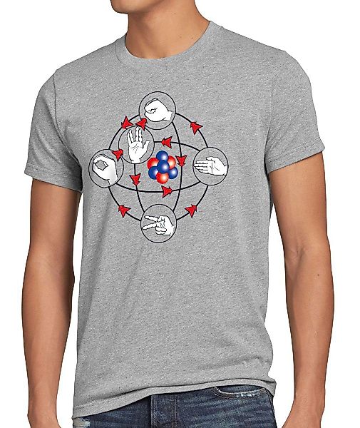 style3 T-Shirt Stein Papier Echse Spock günstig online kaufen