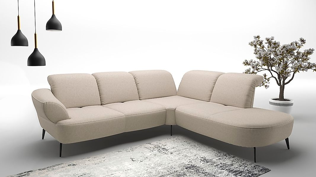 sit&more Ecksofa "Dance, L-Form, inkl. Sitztiefenverstellung", inkl. Click& günstig online kaufen