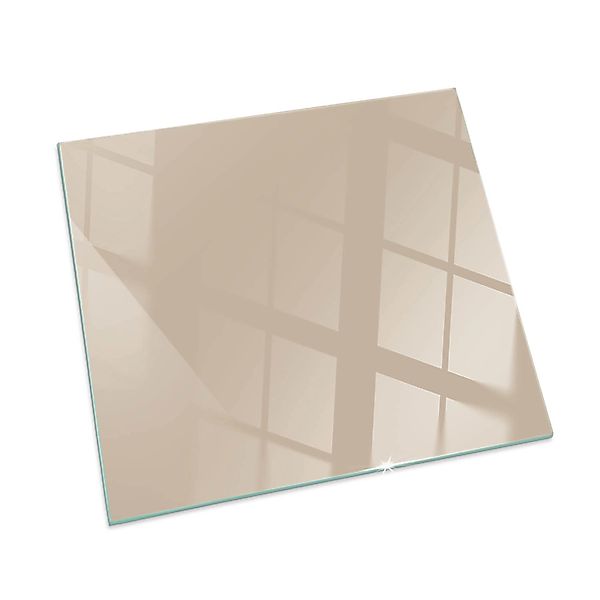 Tulup Glasplatte für Kamin Gelb Bodenplatte Glas für Ofen Quadrat 50x50 cm günstig online kaufen