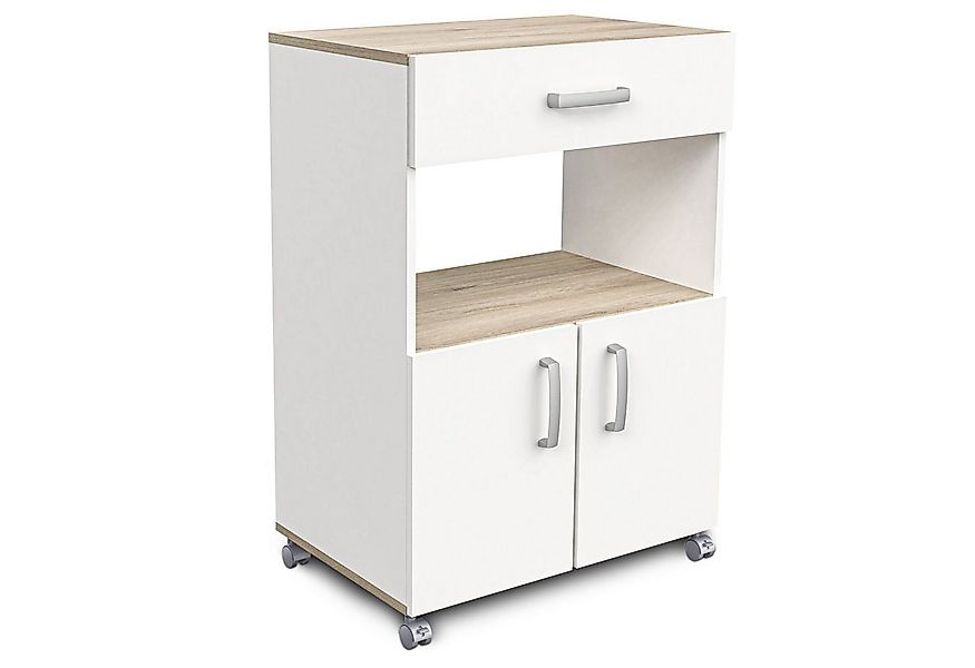habeig Küchenwagen Küchenwagen Küchentrolley Küchenschrank weiss #204 günstig online kaufen