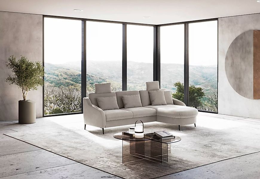 sit&more Ecksofa »Soul L-Form«, wahlweise mit Bettfunktion günstig online kaufen