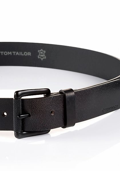 TOM TAILOR Ledergürtel "TTJASPER", 3,5 cm breiter Herrengürtel, ideal zu Je günstig online kaufen