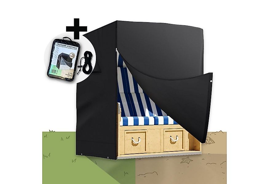 riijk Strandkorb-Schutzhülle Strandkorbhülle winterfest 600D Oxford Gewebe günstig online kaufen