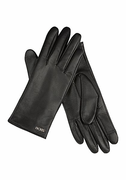 BOSS Lederhandschuhe "Gueen ME" mit Touch Tech Fingertips günstig online kaufen