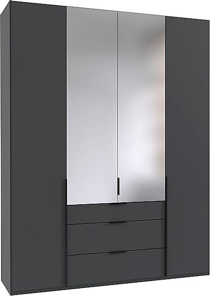 Wimex Drehtürenschrank »Mugano« mit langen oder kurzen Griffen aus Metall, günstig online kaufen