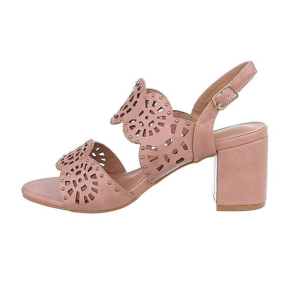 Ital-Design Damen Freizeit Sandalette Blockabsatz Sandalen günstig online kaufen
