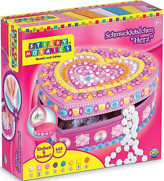 Sticky Mosaics Kreativset Schmuckkästchen Herz günstig online kaufen