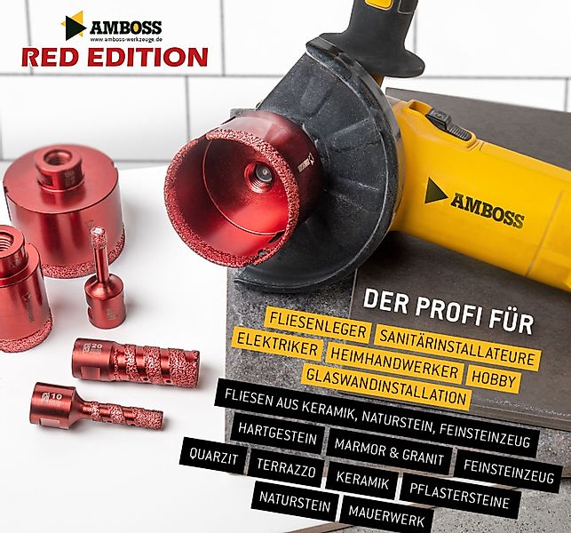 Amboss Werkzeuge Diamanttrockenbohrer Amboss Red Edition günstig online kaufen