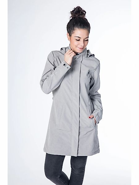 DEPROC Active Softshellmantel "GLACE SILVER LONG WOMEN" auch in Großen Größ günstig online kaufen