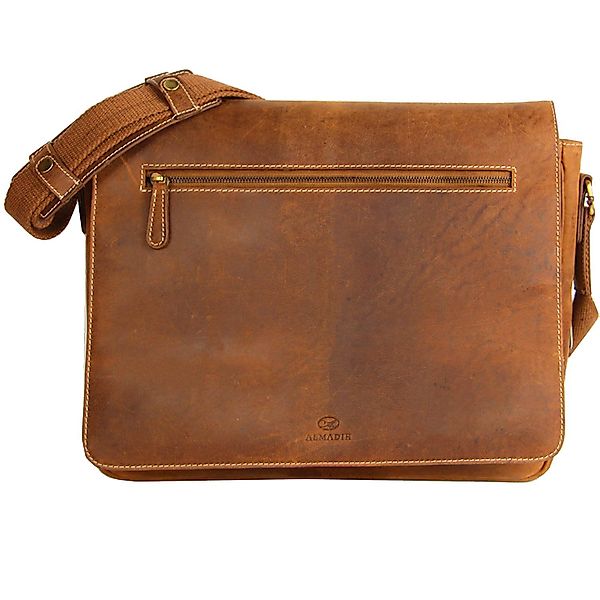 ALMADIH Laptoptasche 17 Zoll Leder Umhängetasche günstig online kaufen