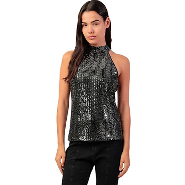 Admas  Tank Top Neckholder-Top Sequins günstig online kaufen