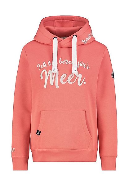 Eight2Nine Kapuzenpullover Damen Küstenhoodie bestickt Sweater, Kapuzenswea günstig online kaufen