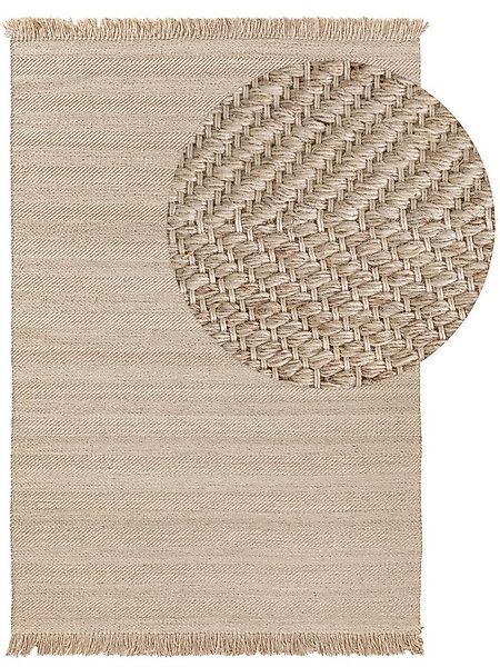 benuta Wollteppich Lars, rechteckig, Höhe: 5 mm, Kunstfaser, Berber, Ethno- günstig online kaufen