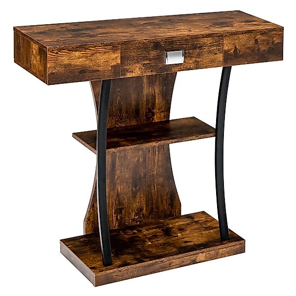 COSTWAY Konsolentisch, Schmal mit Schubladen & günstig online kaufen