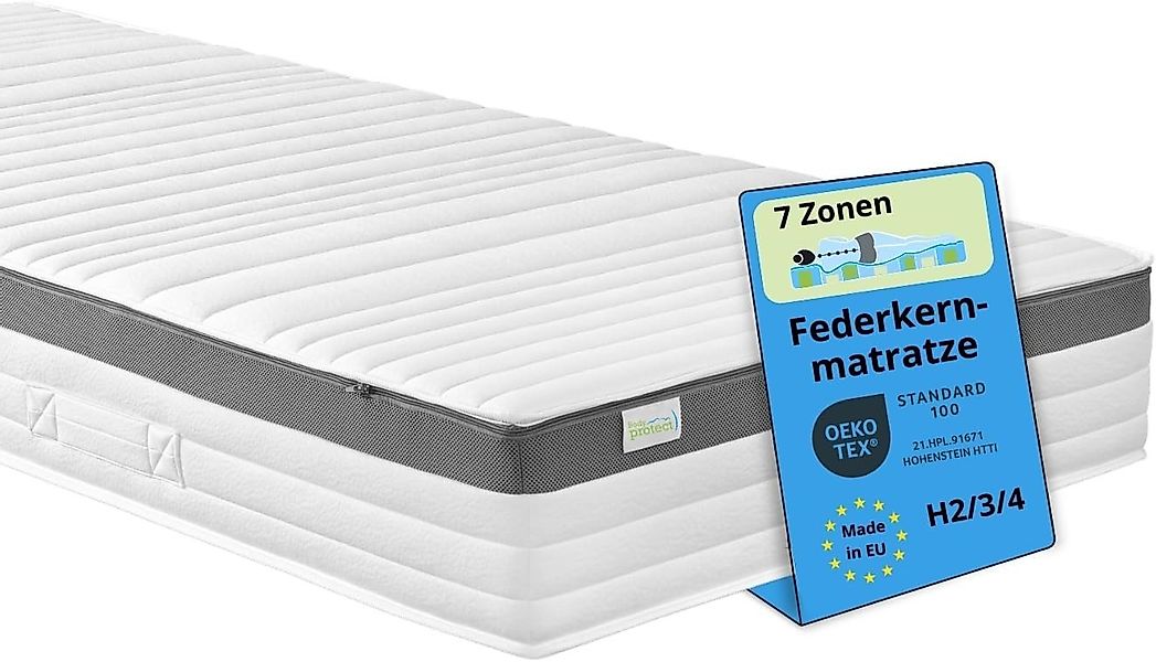 Taschenfederkernmatratze 520, Bodyprotect, 21 cm hoch, Größe: 80x200, Härte günstig online kaufen