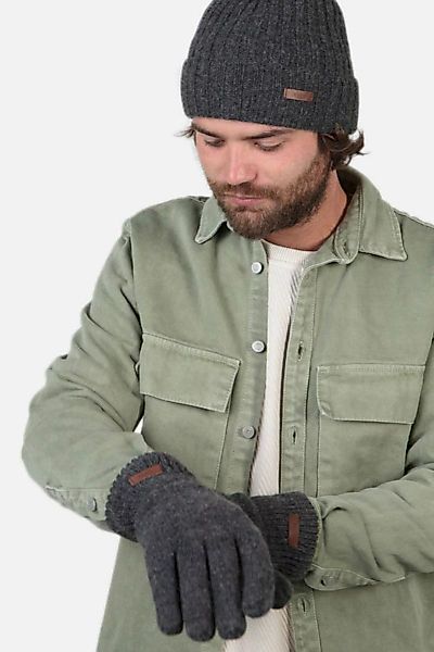 Barts Handschuhe Haakon Wolle Dunkelgrau - Größe L/XL günstig online kaufen