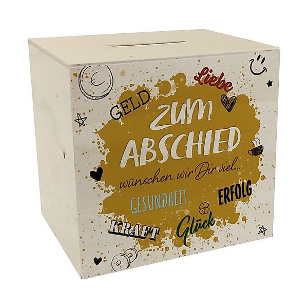 speecheese Spardose Zum Abschied Wünsche Spardose günstig online kaufen