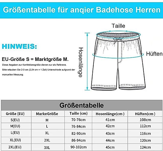 Daskoo Badeshorts Badehose Schwimmhose Schwimmshort Shorts günstig online kaufen