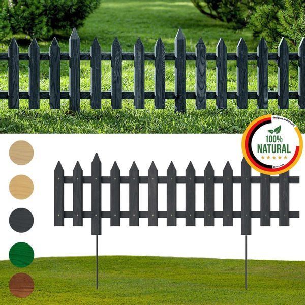 Floranica Zierzaun Vorgartenzaun Steckzaun Gartenzaun Zierzaun günstig online kaufen