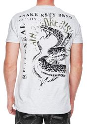 R-NEAL T-Shirt T-Shirt Washed Streetwear Printed günstig online kaufen