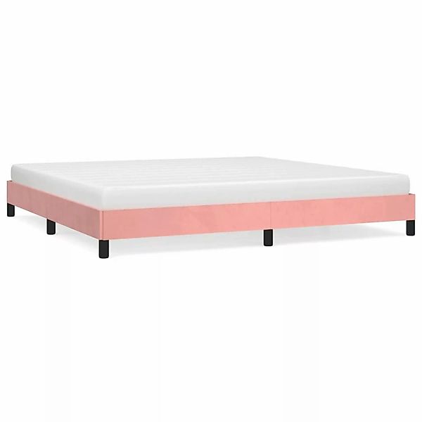 vidaXL Bettgestell Rosa 200x200 cm Samt Modell 11346820 günstig online kaufen