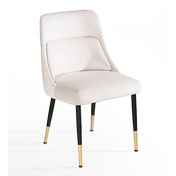 FINEBUY Esszimmerstuhl FB60298 (Stoffstuhl Gepolstert, Samt günstig online kaufen