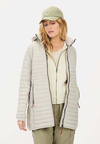 camel active Steppjacke aus recyceltem Polyamid Langarm Kapuze Markenlogo günstig online kaufen