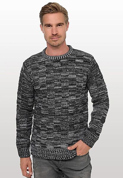 Rusty Neal Strickpullover mit dezenter Musterung und Strick-Design günstig online kaufen