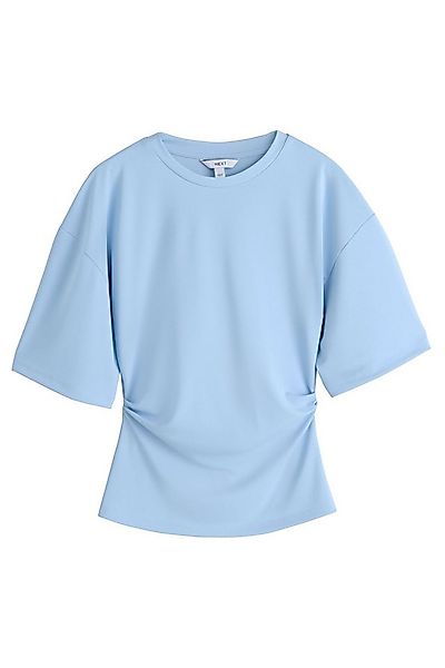Next Kurzarmbluse Drapiertes, tailliertes Oberteil mit 1/2-Ärmeln (1-tlg) günstig online kaufen