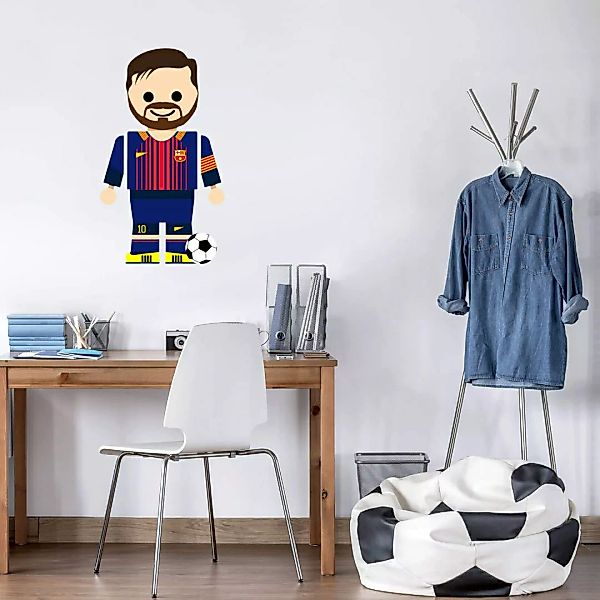 Wall-Art Wandtattoo "Spielfigur Fussball Messi", (1 St.) günstig online kaufen