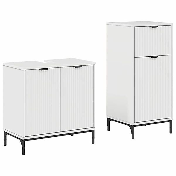 vidaXL Badezimmer-Set Badezimmermöbel Set 2 pcs günstig online kaufen