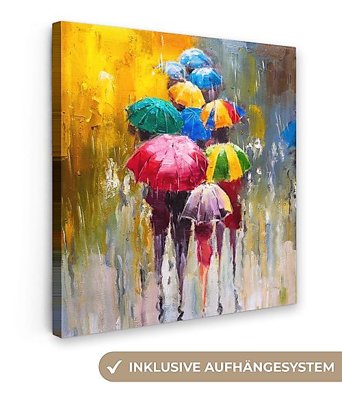 OneMillionCanvasses® Leinwandbild Kunstdrucke - Regenschirm - günstig online kaufen