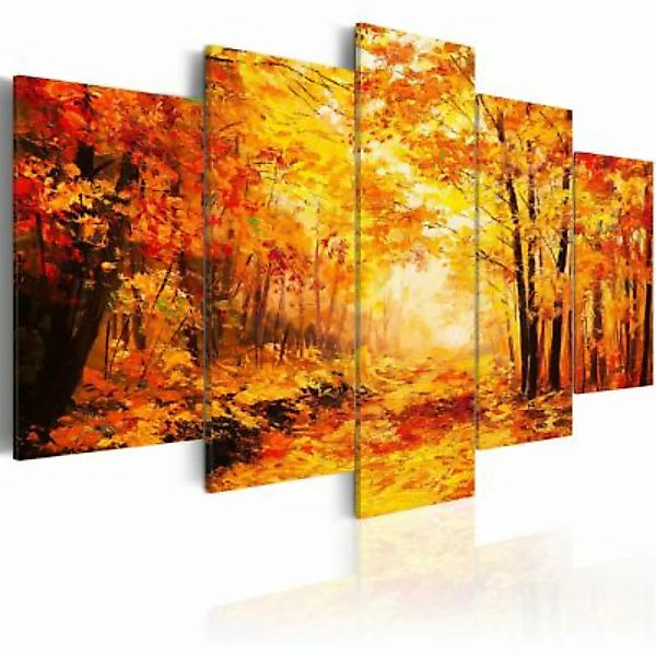 artgeist Wandbild Autumn Alley mehrfarbig Gr. 200 x 100 günstig online kaufen