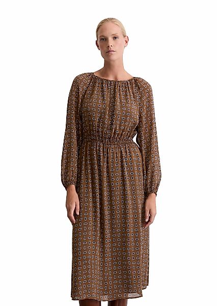 Marc OPolo Midikleid "aus Viskose-Crêpe" günstig online kaufen