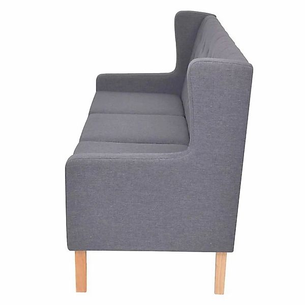 vidaXL 3-Sitzer Sofa Stoff Grau günstig online kaufen