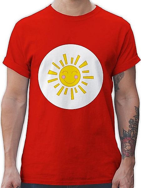 Shirtracer T-Shirt Glücksbär Lachende Sonne I Glücksbärchi Sonnenschein Ges günstig online kaufen