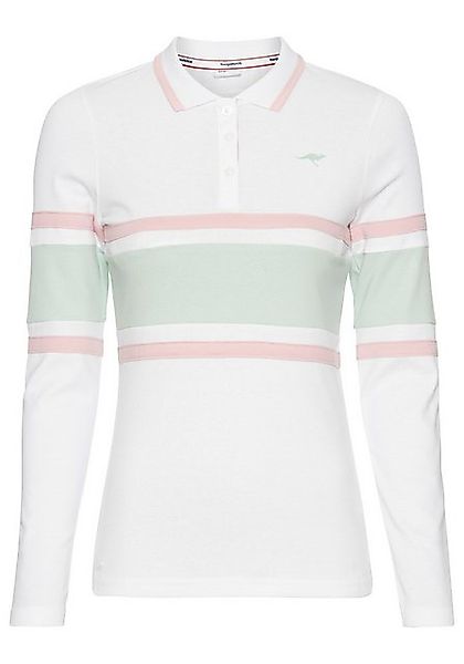 KangaROOS Poloshirt langarm und Streifen günstig online kaufen