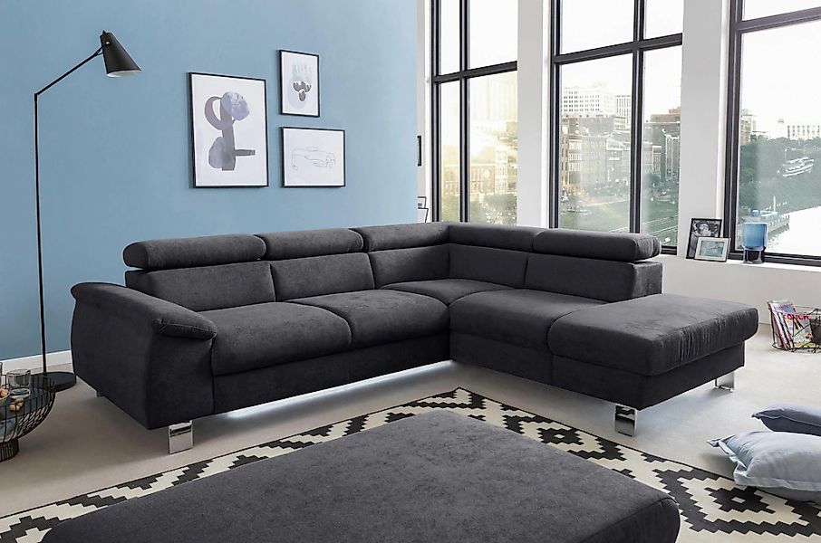 COTTA Polstergarnitur "Komaris L-Form, B: 249 bzw. 100 cm (Set: Ecksofa & H günstig online kaufen