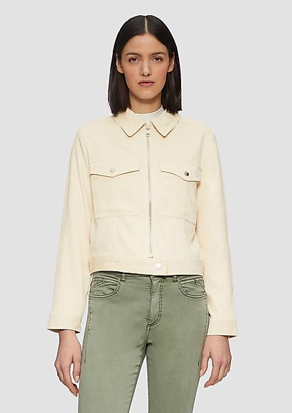 s.Oliver Funktionsjacke Kurze Feincordjacke mit aufgesetzten günstig online kaufen