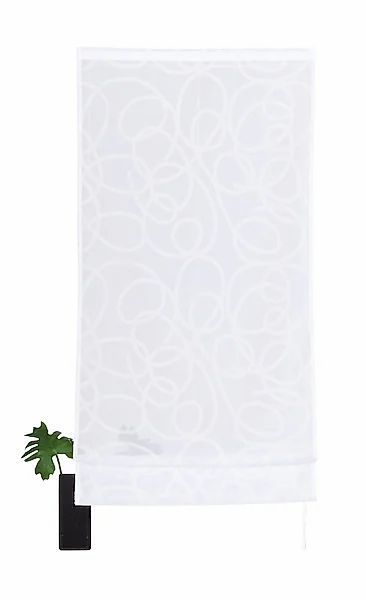 my home Raffrollo »Tanaro« mit Klettschiene Voile, Polyester günstig online kaufen