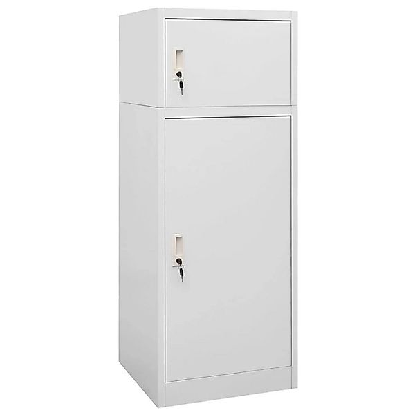 Vidaxl Sattelschrank Hellgrau 53x53x140 Cm Stahl günstig online kaufen