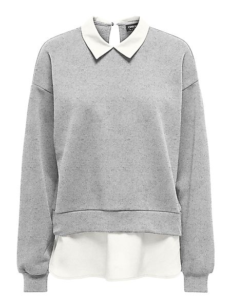 ONLY Sweatshirt ONLANNI L/S WOVEN MIX günstig online kaufen