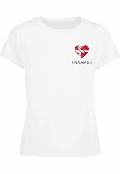 Merchcode T-Shirt "Merchcode Ladies Merchcode Football - Denmark T-shirt", günstig online kaufen