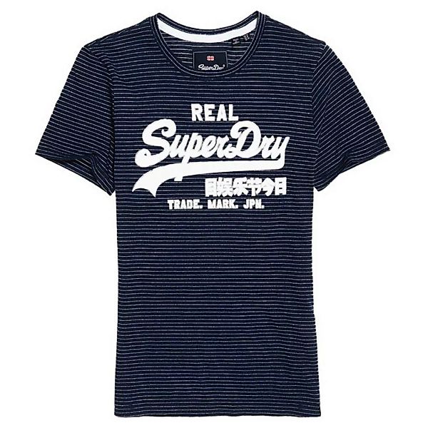 Superdry Vintage Logo Sparkle Stripe S Eclipse Navy / Silver Sparkle Stripe günstig online kaufen