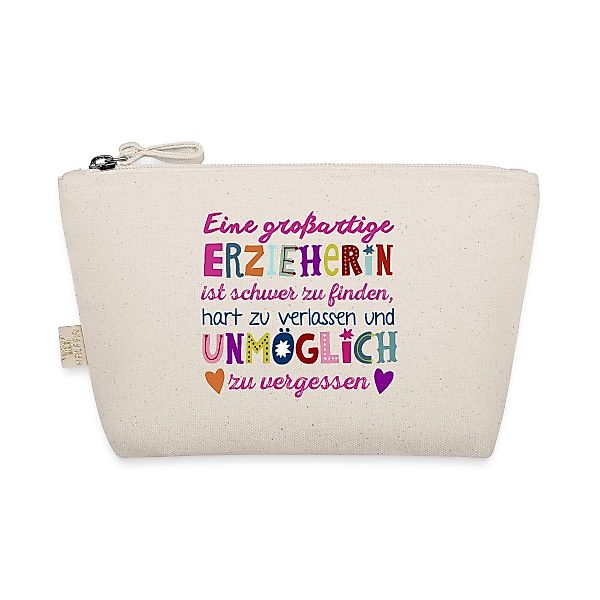 Spreadshirt Kosmetiktasche Großartige Erzieherin Danke Geschenk günstig online kaufen