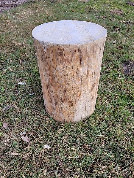 Kistenkolli Altes Land Allzweckkiste Holzstamm Sitzhocker günstig online kaufen
