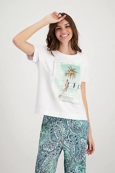Monari T-Shirt T Shirt mit Fotoprint und Schrift günstig online kaufen