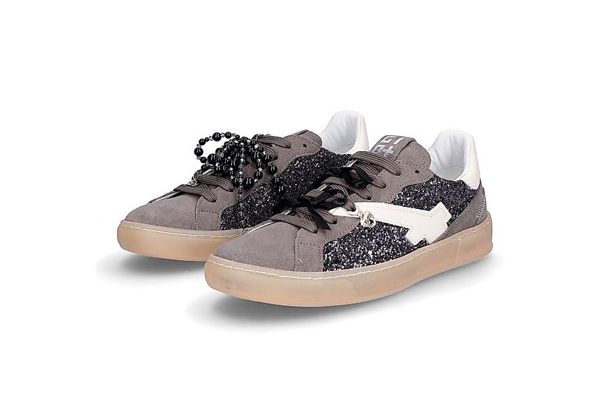Gio+ Gio+ Damen Sneaker grau Glitzer Sneaker günstig online kaufen